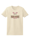 Cute Bunny - Happy Easter Womens T-Shirt by TooLoud-Womens T-Shirt-TooLoud-Natural-X-Small-Davson Sales