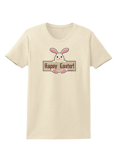 Cute Bunny - Happy Easter Womens T-Shirt by TooLoud-Womens T-Shirt-TooLoud-Natural-X-Small-Davson Sales