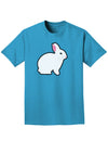 Cute Bunny Rabbit Easter Adult Dark T-Shirt-Mens T-Shirt-TooLoud-Turquoise-Small-Davson Sales