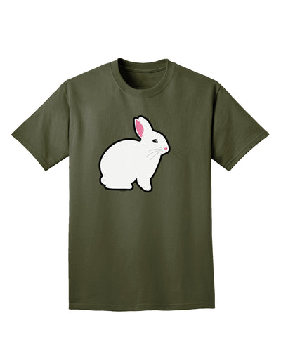 Cute Bunny Rabbit Easter Adult Dark T-Shirt-Mens T-Shirt-TooLoud-Military-Green-Small-Davson Sales