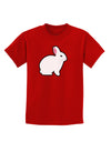 Cute Bunny Rabbit Easter Childrens Dark T-Shirt-Childrens T-Shirt-TooLoud-Red-X-Small-Davson Sales