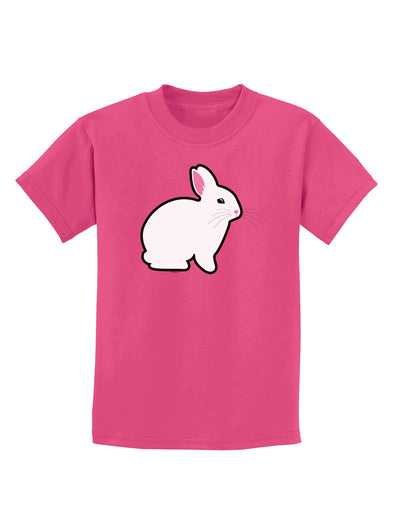 Cute Bunny Rabbit Easter Childrens Dark T-Shirt-Childrens T-Shirt-TooLoud-Sangria-X-Small-Davson Sales