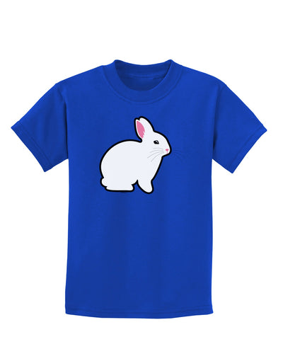 Cute Bunny Rabbit Easter Childrens Dark T-Shirt-Childrens T-Shirt-TooLoud-Royal-Blue-X-Small-Davson Sales