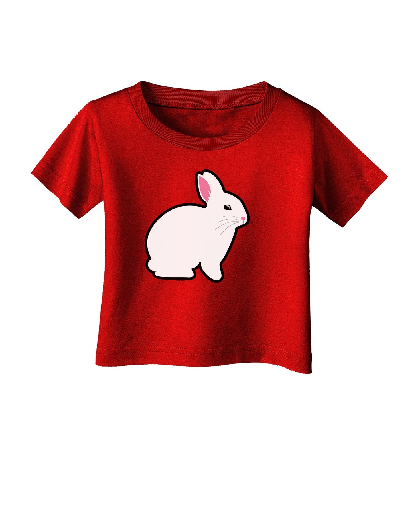 Cute Bunny Rabbit Easter Infant T-Shirt Dark-Infant T-Shirt-TooLoud-Red-06-Months-Davson Sales