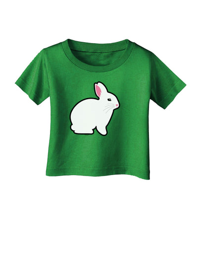 Cute Bunny Rabbit Easter Infant T-Shirt Dark-Infant T-Shirt-TooLoud-Clover-Green-06-Months-Davson Sales