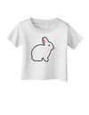 Cute Bunny Rabbit Easter Infant T-Shirt-Infant T-Shirt-TooLoud-White-06-Months-Davson Sales