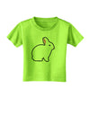 Cute Bunny Rabbit Easter Toddler T-Shirt-Toddler T-Shirt-TooLoud-Lime-Green-2T-Davson Sales