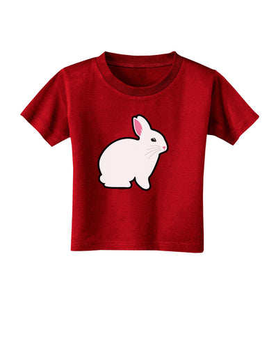 Cute Bunny Rabbit Easter Toddler T-Shirt Dark-Toddler T-Shirt-TooLoud-Red-2T-Davson Sales