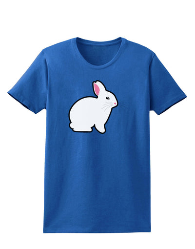 Cute Bunny Rabbit Easter Womens Dark T-Shirt-TooLoud-Royal-Blue-X-Small-Davson Sales