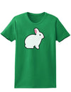 Cute Bunny Rabbit Easter Womens Dark T-Shirt - Ladies-TooLoud-Kelly-Green-X-Small-Davson Sales