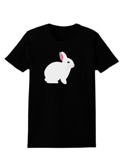 Cute Bunny Rabbit Easter Womens Dark T-Shirt-TooLoud-Black-X-Small-Davson Sales