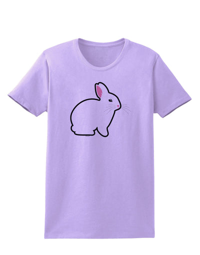 Cute Bunny Rabbit Easter Womens T-Shirt-Womens T-Shirt-TooLoud-Lavender-X-Small-Davson Sales