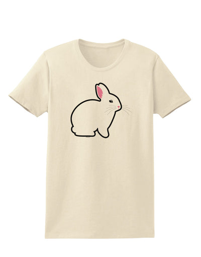 Cute Bunny Rabbit Easter Womens T-Shirt-Womens T-Shirt-TooLoud-Natural-X-Small-Davson Sales