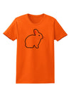 Cute Bunny Rabbit Easter Womens T-Shirt-Womens T-Shirt-TooLoud-Orange-X-Small-Davson Sales