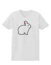 Cute Bunny Rabbit Easter Womens T-Shirt-Womens T-Shirt-TooLoud-White-X-Small-Davson Sales