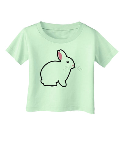 Cute Bunny Rabbit Infant T-Shirt-Infant T-Shirt-TooLoud-Light-Green-06-Months-Davson Sales