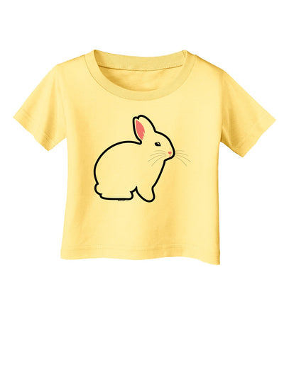 Cute Bunny Rabbit Infant T-Shirt-Infant T-Shirt-TooLoud-Daffodil-Yellow-06-Months-Davson Sales