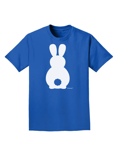 Cute Bunny Silhouette with Tail Adult Dark T-Shirt by TooLoud-Mens T-Shirt-TooLoud-Royal-Blue-Small-Davson Sales