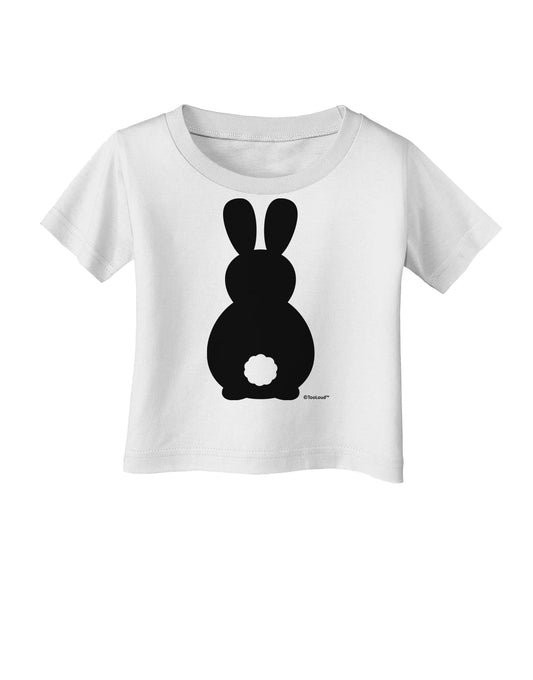 Cute Bunny Silhouette with Tail Infant T-Shirt by TooLoud-Infant T-Shirt-TooLoud-White-06-Months-Davson Sales