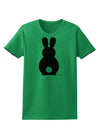 Cute Bunny Silhouette with Tail Womens T-Shirt by TooLoud-Womens T-Shirt-TooLoud-Kelly-Green-X-Small-Davson Sales