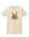 Cute Bunny with Eggs Womens T-Shirt-Womens T-Shirt-TooLoud-Natural-X-Small-Davson Sales