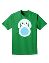 Cute Bunny with Floppy Ears - Blue Adult Dark T-Shirt by TooLoud-Mens T-Shirt-TooLoud-Kelly-Green-Small-Davson Sales