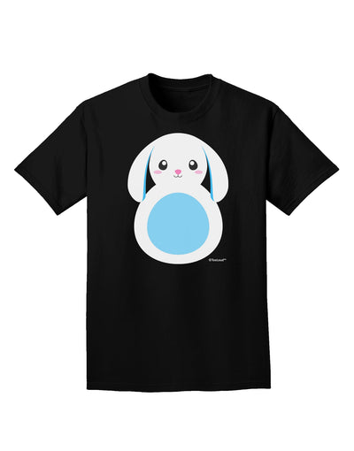 Cute Bunny with Floppy Ears - Blue Adult Dark T-Shirt by TooLoud-Mens T-Shirt-TooLoud-Black-Small-Davson Sales