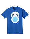 Cute Bunny with Floppy Ears - Blue Adult Dark T-Shirt by TooLoud-Mens T-Shirt-TooLoud-Royal-Blue-Small-Davson Sales