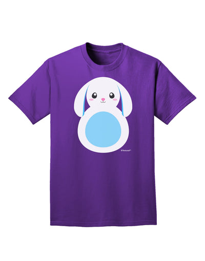 Cute Bunny with Floppy Ears - Blue Adult Dark T-Shirt by TooLoud-Mens T-Shirt-TooLoud-Purple-Small-Davson Sales