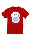 Cute Bunny with Floppy Ears - Blue Childrens Dark T-Shirt by TooLoud-Childrens T-Shirt-TooLoud-Red-X-Small-Davson Sales