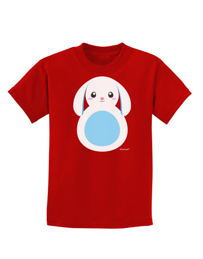 Cute Bunny with Floppy Ears - Blue Childrens Dark T-Shirt by TooLoud-Childrens T-Shirt-TooLoud-Red-X-Small-Davson Sales