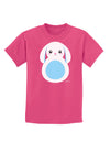 Cute Bunny with Floppy Ears - Blue Childrens Dark T-Shirt by TooLoud-Childrens T-Shirt-TooLoud-Sangria-X-Small-Davson Sales