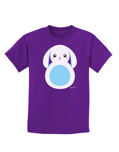 Cute Bunny with Floppy Ears - Blue Childrens Dark T-Shirt by TooLoud-Childrens T-Shirt-TooLoud-Purple-X-Small-Davson Sales