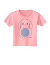 Cute Bunny with Floppy Ears - Blue Toddler T-Shirt by TooLoud-Toddler T-Shirt-TooLoud-Candy-Pink-2T-Davson Sales