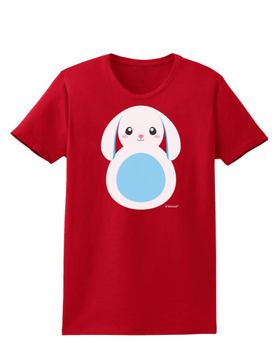 Cute Bunny with Floppy Ears - Blue Womens Dark T-Shirt by TooLoud-Womens T-Shirt-TooLoud-Red-X-Small-Davson Sales