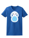 Cute Bunny with Floppy Ears - Blue Womens Dark T-Shirt by TooLoud-Womens T-Shirt-TooLoud-Royal-Blue-X-Small-Davson Sales