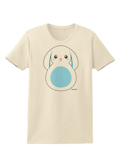 Cute Bunny with Floppy Ears - Blue Womens T-Shirt by TooLoud-Womens T-Shirt-TooLoud-Natural-X-Small-Davson Sales