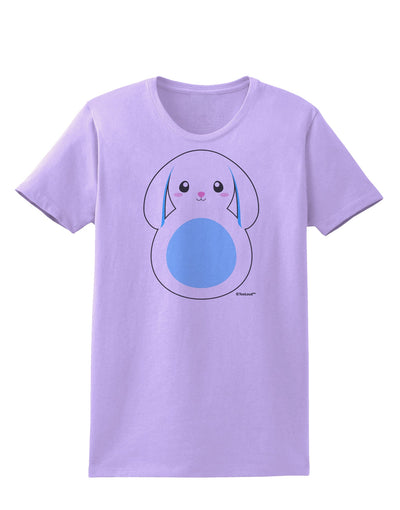 Cute Bunny with Floppy Ears - Blue Womens T-Shirt by TooLoud-Womens T-Shirt-TooLoud-Lavender-X-Small-Davson Sales