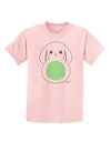 Cute Bunny with Floppy Ears - Green Childrens T-Shirt by TooLoud-Childrens T-Shirt-TooLoud-PalePink-X-Small-Davson Sales