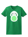 Cute Bunny with Floppy Ears - Green Womens Dark T-Shirt by TooLoud-Womens T-Shirt-TooLoud-Kelly-Green-X-Small-Davson Sales