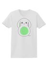 Cute Bunny with Floppy Ears - Green Womens T-Shirt by TooLoud-Womens T-Shirt-TooLoud-White-X-Small-Davson Sales