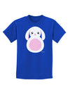 Cute Bunny with Floppy Ears - Pink Childrens Dark T-Shirt by TooLoud-Childrens T-Shirt-TooLoud-Royal-Blue-X-Small-Davson Sales