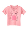 Cute Bunny with Floppy Ears - Pink Toddler T-Shirt by TooLoud-Toddler T-Shirt-TooLoud-Candy-Pink-2T-Davson Sales