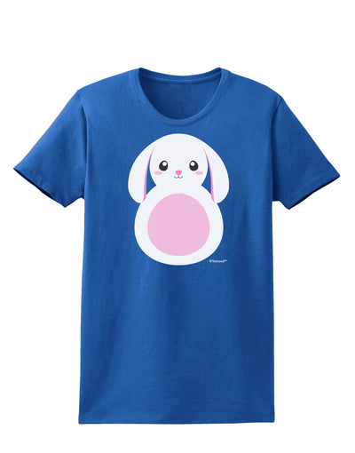 Cute Bunny with Floppy Ears - Pink Womens Dark T-Shirt by TooLoud-Womens T-Shirt-TooLoud-Royal-Blue-X-Small-Davson Sales