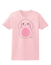 Cute Bunny with Floppy Ears - Pink Womens T-Shirt by TooLoud-Womens T-Shirt-TooLoud-PalePink-X-Small-Davson Sales