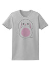 Cute Bunny with Floppy Ears - Pink Womens T-Shirt by TooLoud-Womens T-Shirt-TooLoud-AshGray-X-Small-Davson Sales