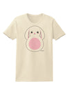 Cute Bunny with Floppy Ears - Pink Womens T-Shirt by TooLoud-Womens T-Shirt-TooLoud-Natural-X-Small-Davson Sales