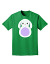 Cute Bunny with Floppy Ears - Purple Adult Dark T-Shirt by TooLoud-Mens T-Shirt-TooLoud-Kelly-Green-Small-Davson Sales