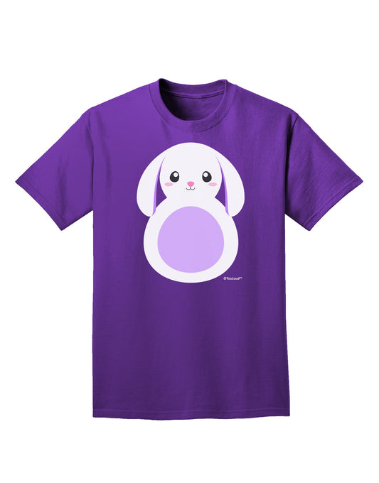 Cute Bunny with Floppy Ears - Purple Adult Dark T-Shirt by TooLoud-Mens T-Shirt-TooLoud-Purple-Small-Davson Sales