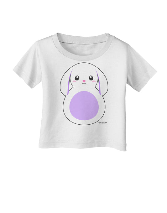 Cute Bunny with Floppy Ears - Purple Infant T-Shirt by TooLoud-Infant T-Shirt-TooLoud-White-06-Months-Davson Sales